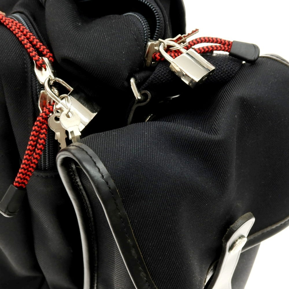 【中古】ビリンガム Billingham キャンバス×レザー ショルダーバッグ ブラック【 状態ランクC 】【 メンズ 】