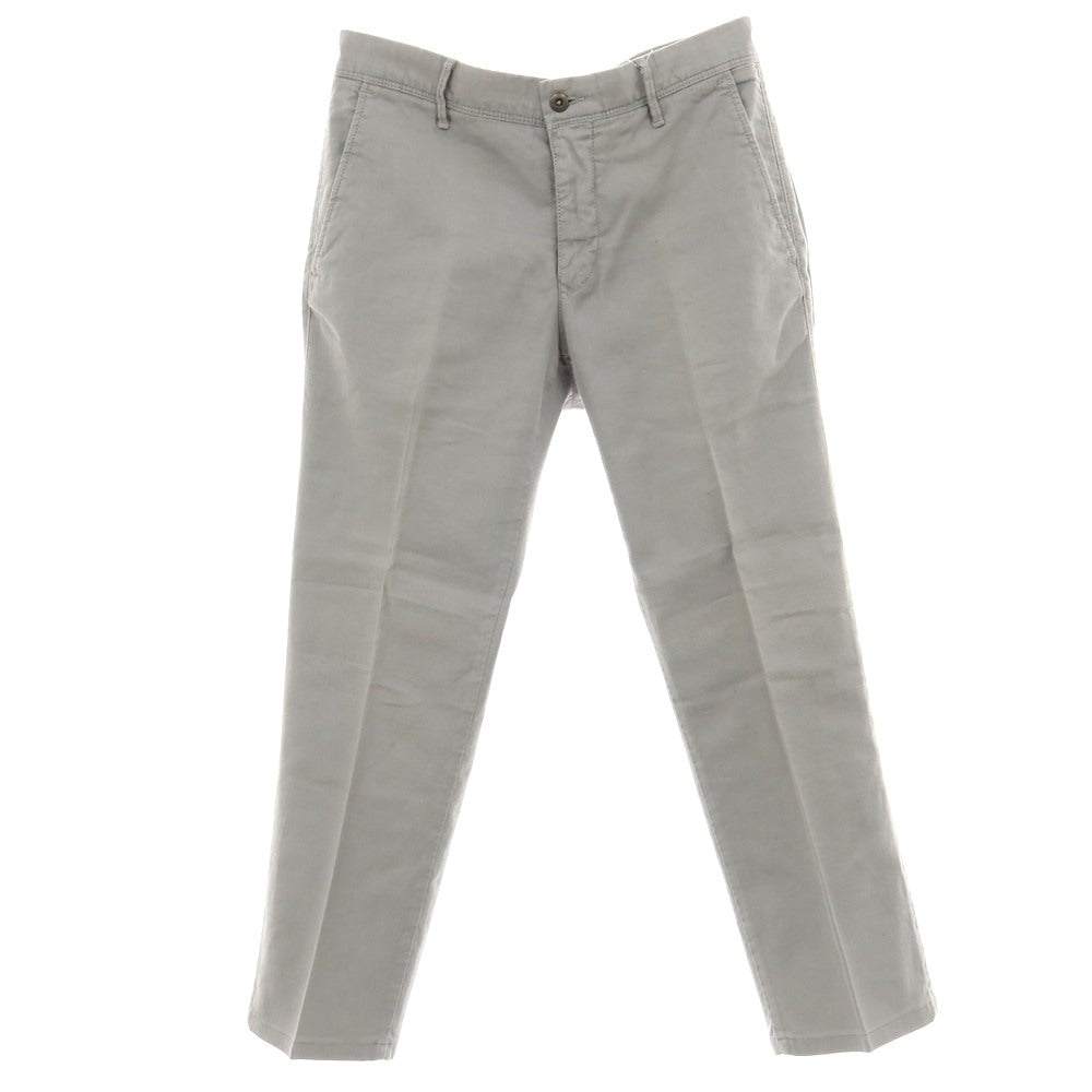 【中古】インコテックス スラックス INCOTEX SLACKS ストレッチ リネンコットン カジュアルスラックスパンツ グレー【 30 】【 状態ランクB 】【 メンズ 】
