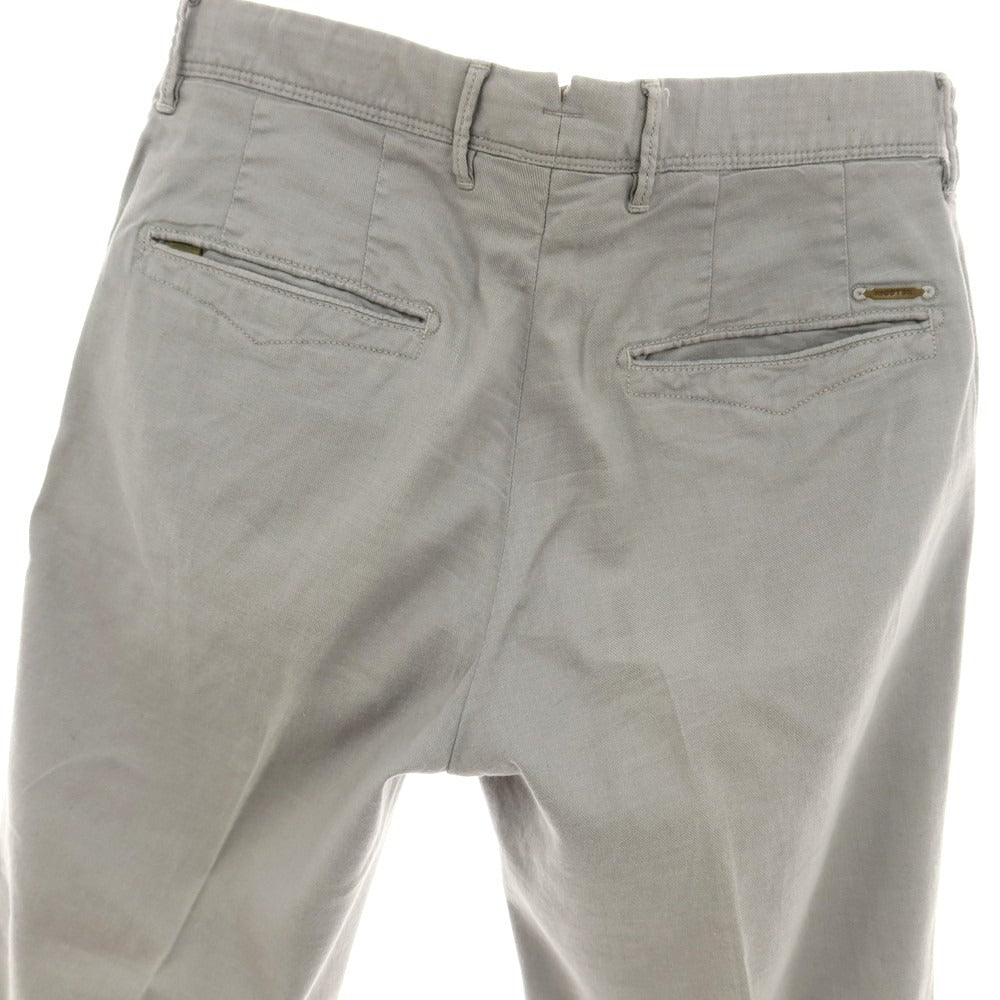 【中古】インコテックス スラックス INCOTEX SLACKS ストレッチ リネンコットン カジュアルスラックスパンツ グレー【 30 】【 状態ランクB 】【 メンズ 】