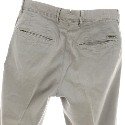 【中古】インコテックス スラックス INCOTEX SLACKS ストレッチ リネンコットン カジュアルスラックスパンツ グレー【 30 】【 状態ランクB 】【 メンズ 】