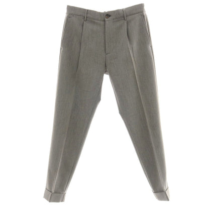 【中古】ベルウィッチ BERWICH Piero Relax ストレッチ ポリエステルレーヨン イージースラックスパンツ グレー【 46 】【 状態ランクB 】【 メンズ 】