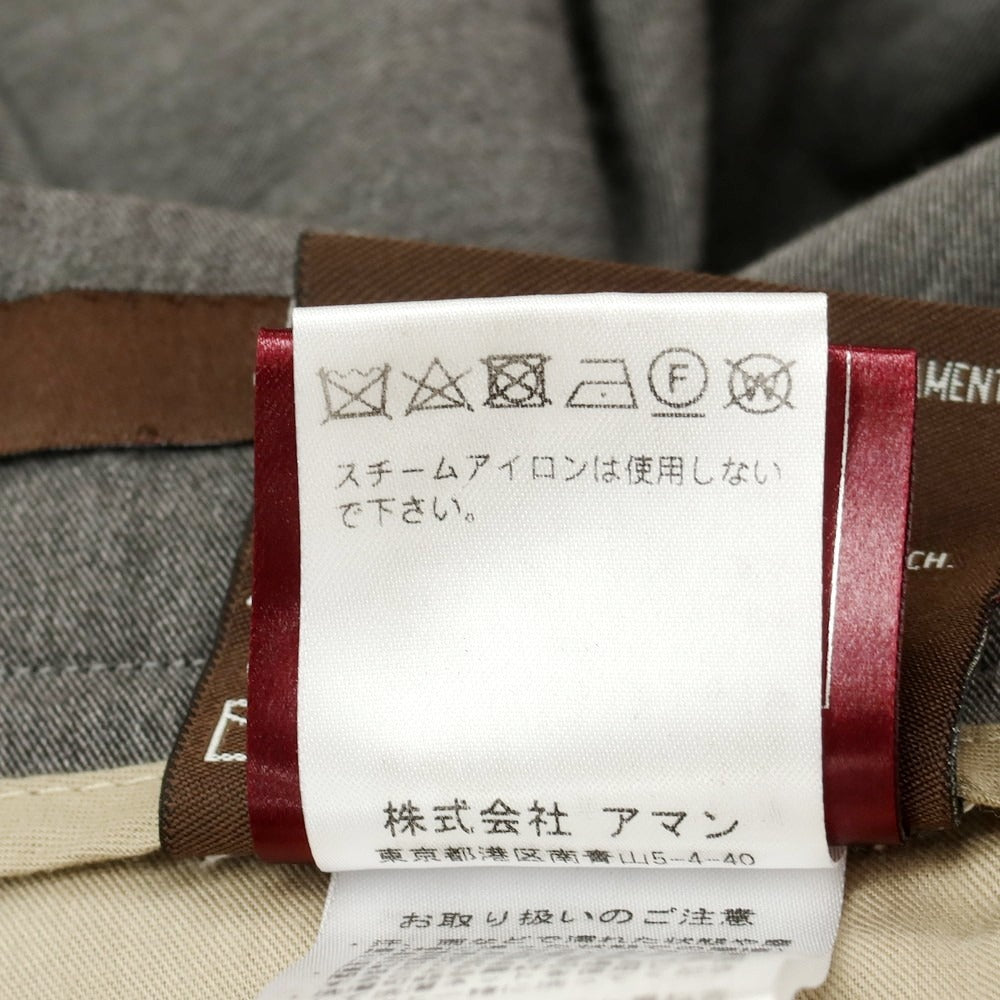 【中古】ベルウィッチ BERWICH Piero Relax ストレッチ ポリエステルレーヨン イージースラックスパンツ グレー【 46 】【 状態ランクB 】【 メンズ 】