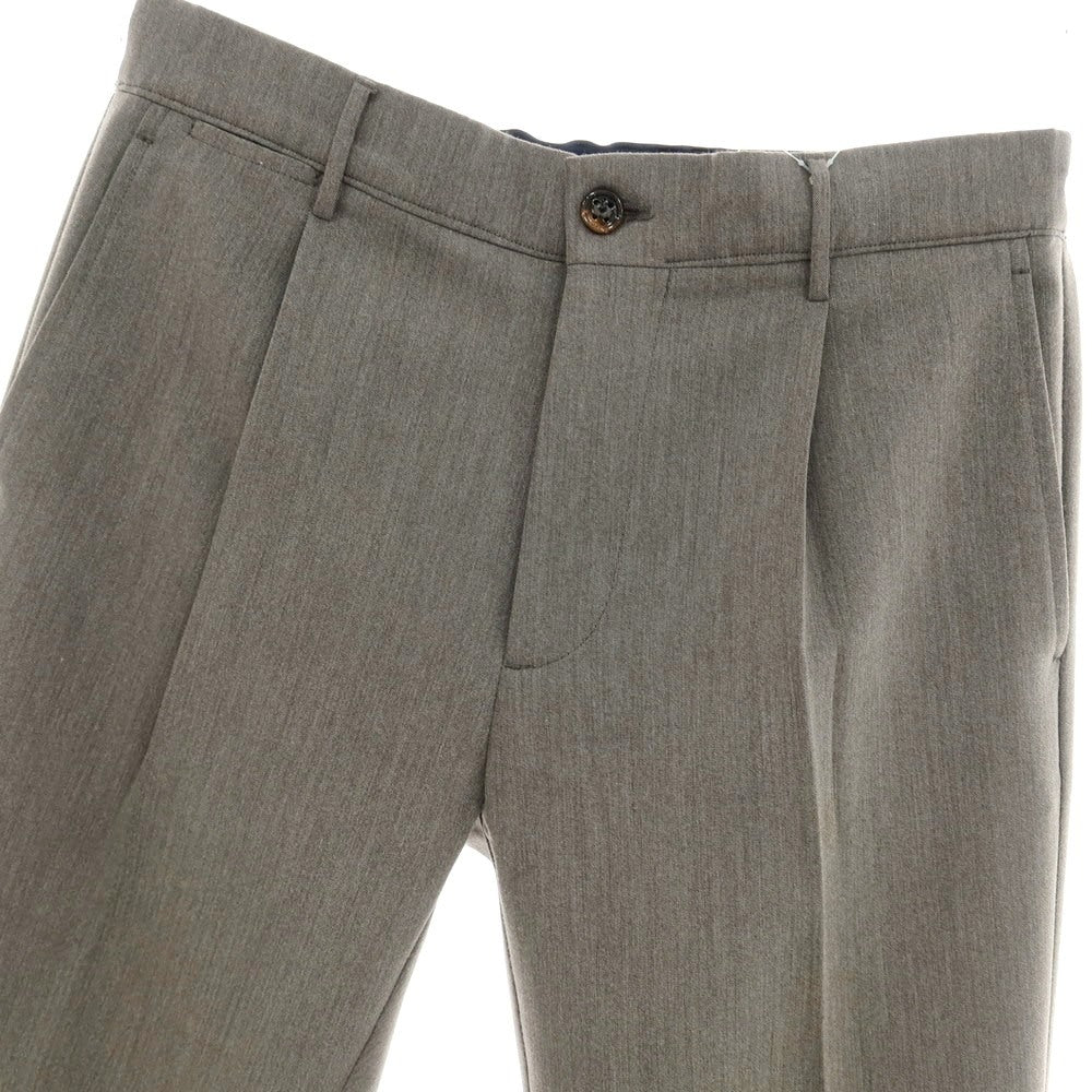 【中古】ベルウィッチ BERWICH Piero Relax ストレッチ ポリエステルレーヨン イージースラックスパンツ グレー【 46 】【 状態ランクB 】【 メンズ 】