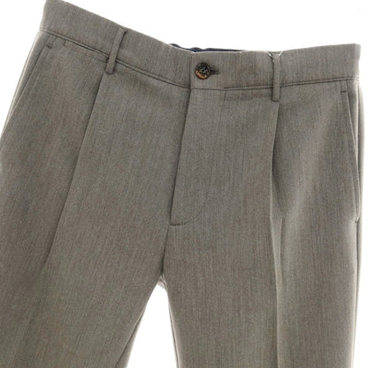 【中古】ベルウィッチ BERWICH Piero Relax ストレッチ ポリエステルレーヨン イージースラックスパンツ グレー【 46 】【 状態ランクB 】【 メンズ 】