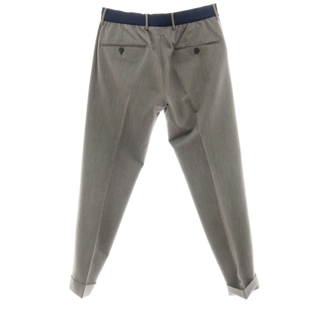 【中古】ベルウィッチ BERWICH Piero Relax ストレッチ ポリエステルレーヨン イージースラックスパンツ グレー【 46 】【 状態ランクB 】【 メンズ 】