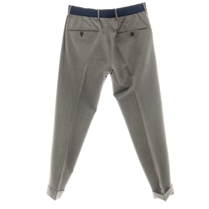 【中古】ベルウィッチ BERWICH Piero Relax ストレッチ ポリエステルレーヨン イージースラックスパンツ グレー【 46 】【 状態ランクB 】【 メンズ 】