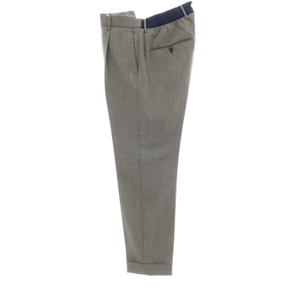 【中古】ベルウィッチ BERWICH Piero Relax ストレッチ ポリエステルレーヨン イージースラックスパンツ グレー【 46 】【 状態ランクB 】【 メンズ 】