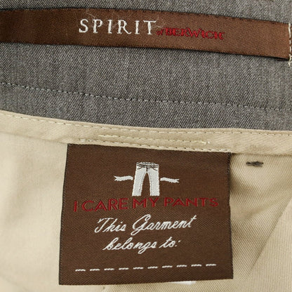 【中古】ベルウィッチ BERWICH Piero Relax ストレッチ ポリエステルレーヨン イージースラックスパンツ グレー【 46 】【 状態ランクB 】【 メンズ 】