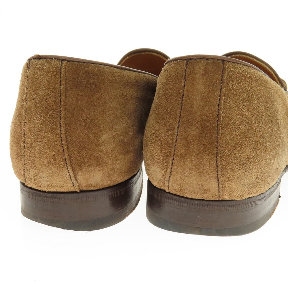 【中古】バーウィック BERWICK スエード タッセル ローファー ブラウン【 40 】【 状態ランクC 】【 メンズ 】