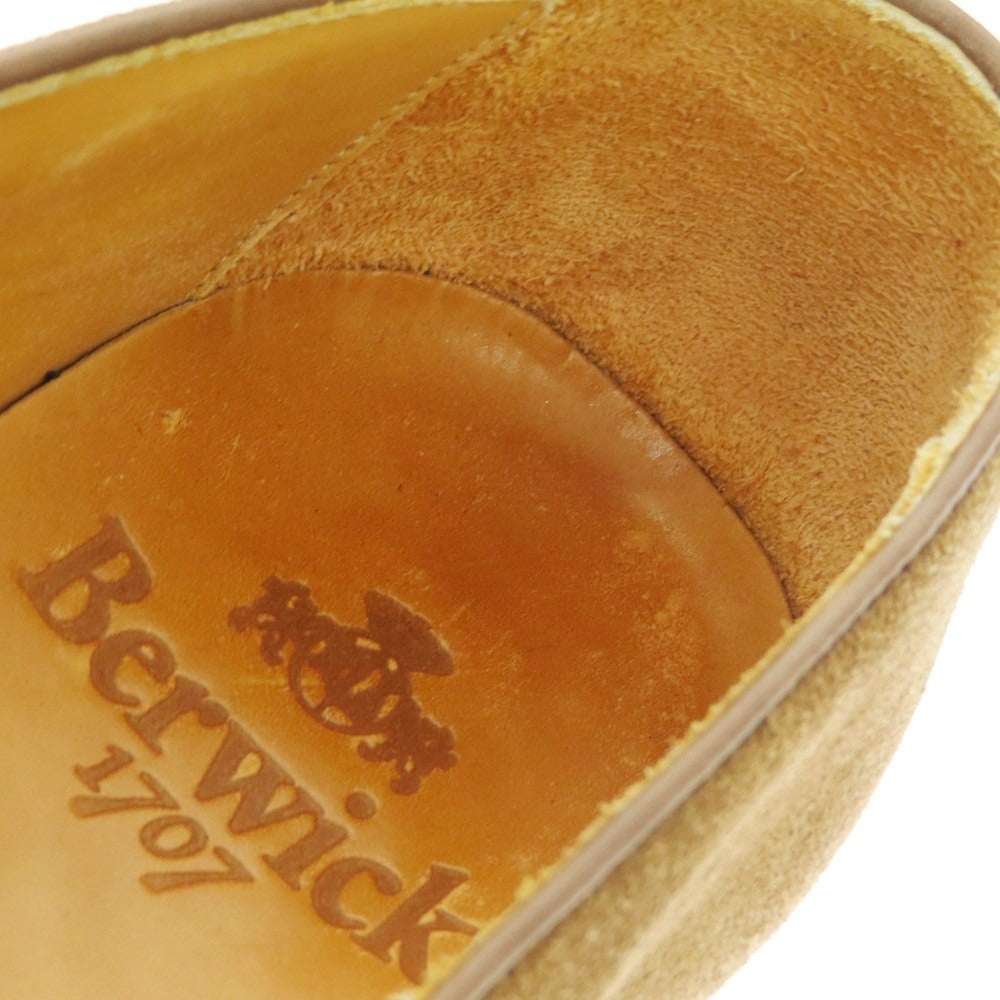 【中古】バーウィック BERWICK スエード タッセル ローファー ブラウン【 40 】【 状態ランクC 】【 メンズ 】