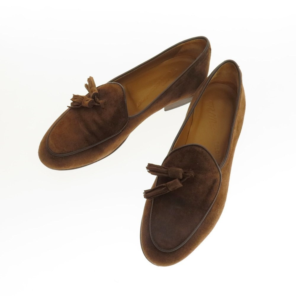 【中古】イルモカシーノ IL MOCASSINO スエード タッセル ローファー ブラウン【 39 】【 状態ランクB 】【 メンズ 】
