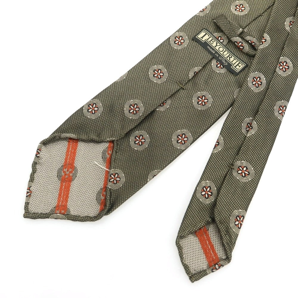 【中古】タイユアタイ TIE YOUR TIE シルク 小紋柄ネクタイ グリーン【 状態ランクB 】【 メンズ 】