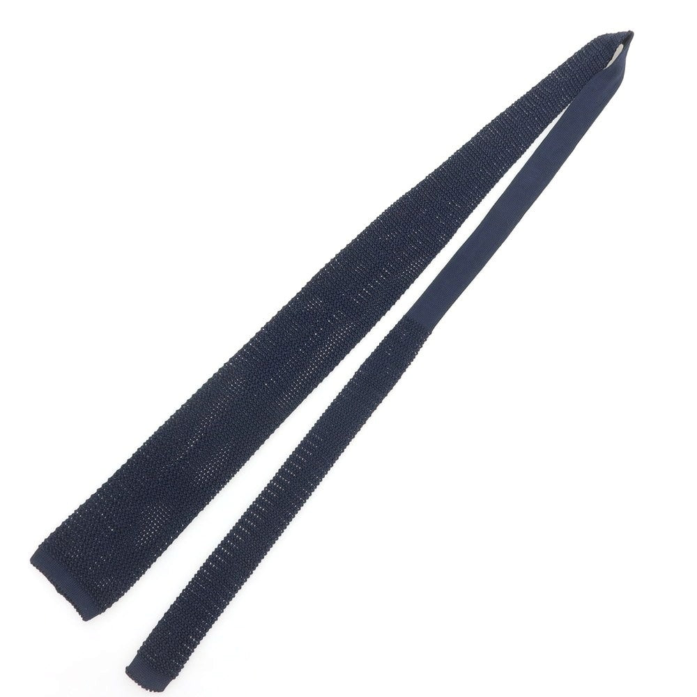 【中古】アットヴァンヌッチ Atto Vannucci シルク ニットタイ ネクタイ ネイビー【 状態ランクA 】【 メンズ 】
