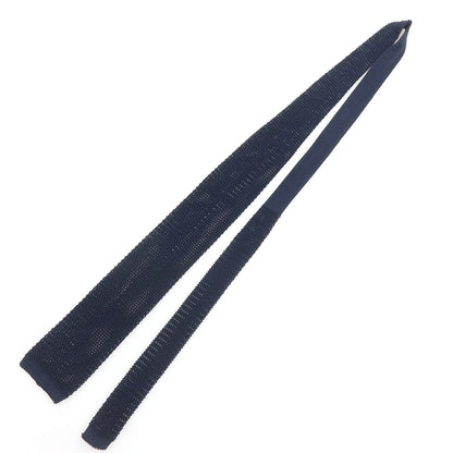 【中古】アットヴァンヌッチ Atto Vannucci シルク ニットタイ ネクタイ ネイビー【 状態ランクA 】【 メンズ 】