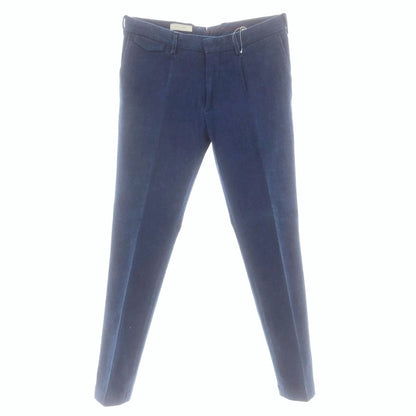 【中古】デヴォレ インチピット DEVORE Incipit ストレッチ コットン デニムスラックスパンツ ネイビーブルー【 46 】【 状態ランクB 】【 メンズ 】