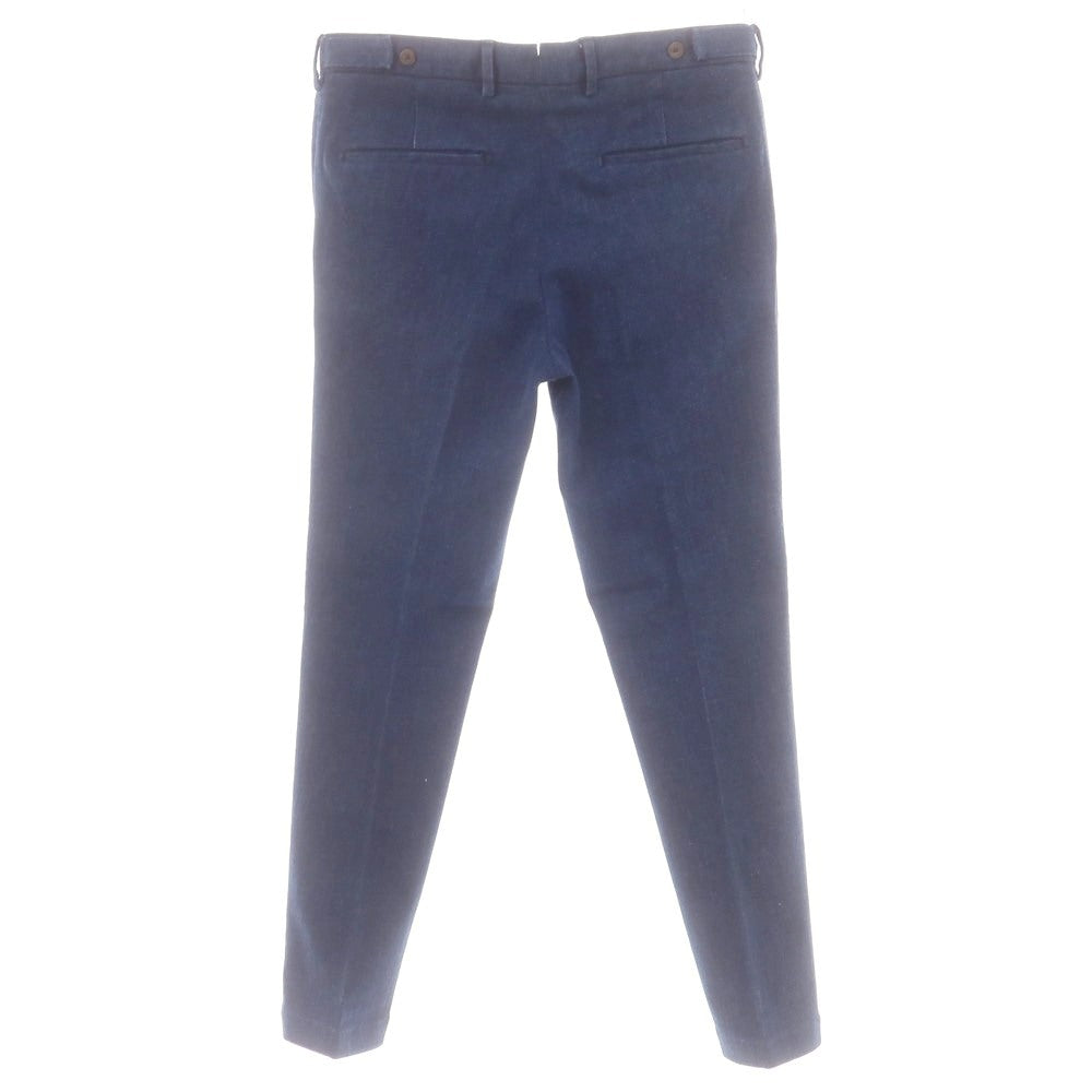 【中古】デヴォレ インチピット DEVORE Incipit ストレッチ コットン デニムスラックスパンツ ネイビーブルー【 46 】【 状態ランクB 】【 メンズ 】