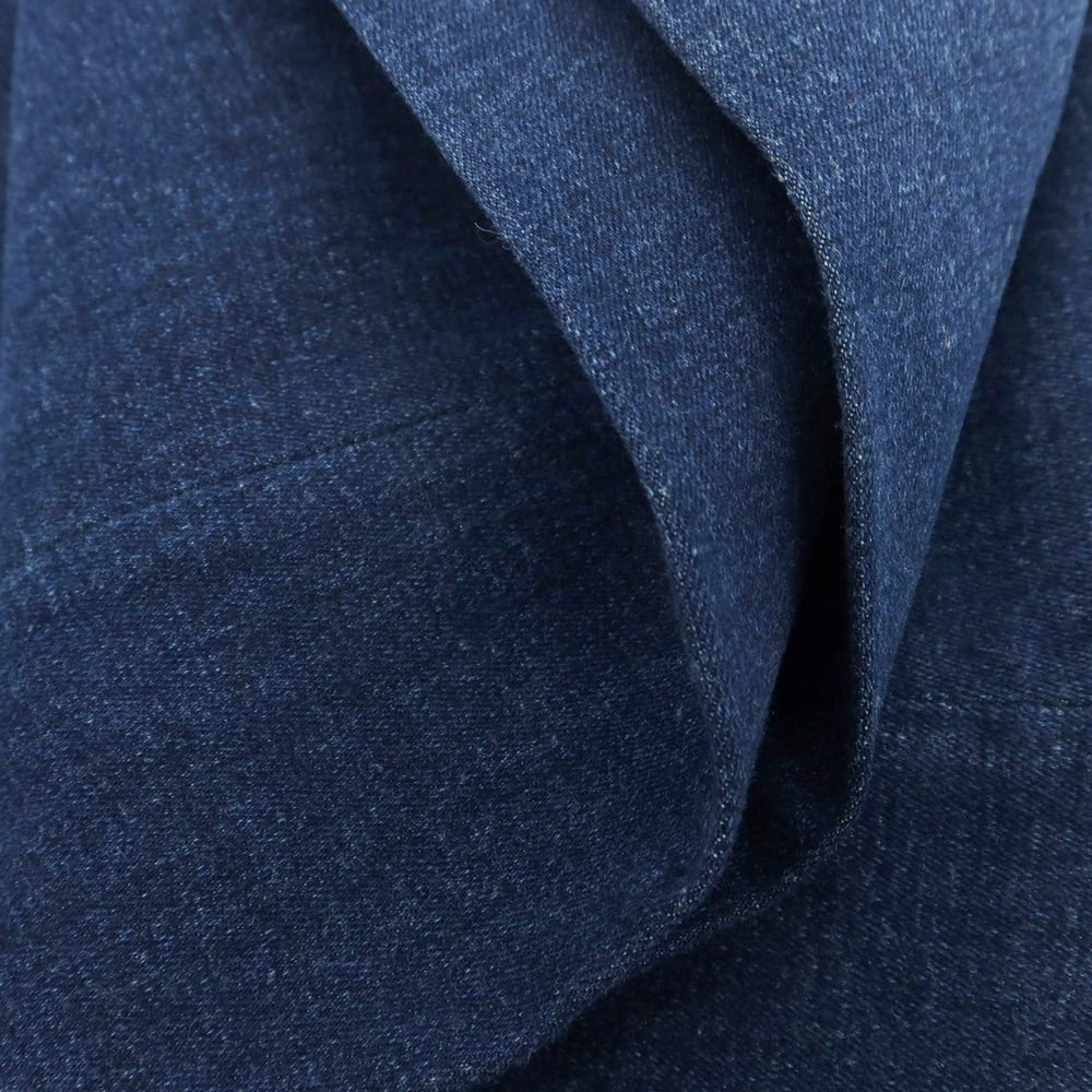 【中古】デヴォレ インチピット DEVORE Incipit ストレッチ コットン デニムスラックスパンツ ネイビーブルー【 46 】【 状態ランクB 】【 メンズ 】