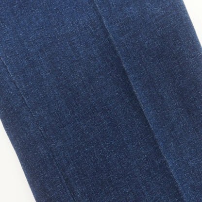 【中古】デヴォレ インチピット DEVORE Incipit ストレッチ コットン デニムスラックスパンツ ネイビーブルー【 46 】【 状態ランクB 】【 メンズ 】