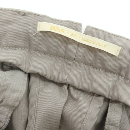 【中古】ブリリア1949 BRIGLIA 1949 ストレッチ コットン カジュアルスラックスパンツ グレージュ系【 46 】【 状態ランクB 】【 メンズ 】