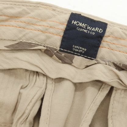 【中古】ホームワード HOMEWARD CLOTHES ストレッチ コットン カジュアルスラックスパンツ ベージュ【 46 】【 状態ランクB 】【 メンズ 】