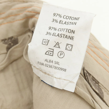 【中古】ホームワード HOMEWARD CLOTHES ストレッチ コットン カジュアルスラックスパンツ ベージュ【 46 】【 状態ランクB 】【 メンズ 】