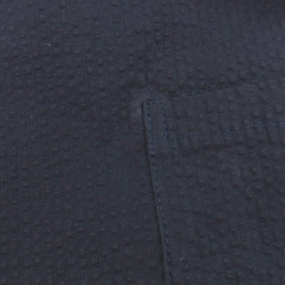 【中古】ジャンネット giannetto RIVIERA コットン シアサッカー 2B カジュアルジャケット ネイビー【 46 】【 状態ランクC 】【 メンズ 】