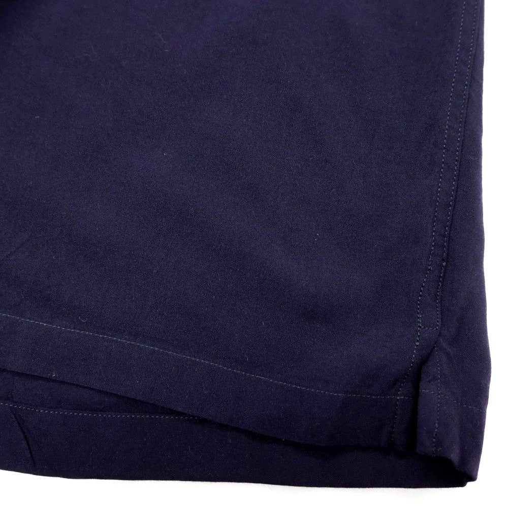 【中古】エディツォーニ リモナイア Edizioni Limonaia LIGALLI コットン オープンカラー 半袖シャツ ネイビー【サイズ38】【 状態ランクB 】【 メンズ 】