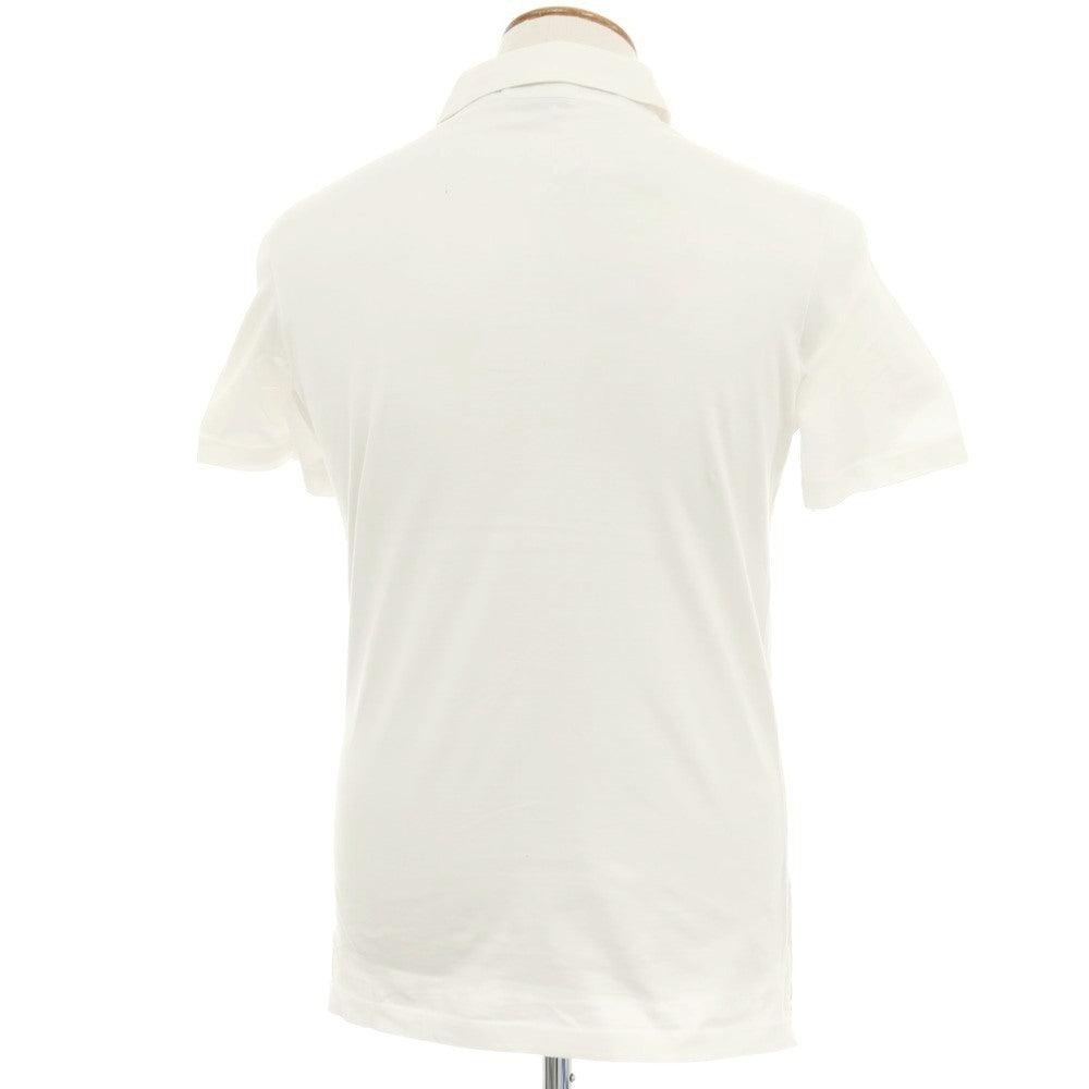 【中古】クルチアーニ CRUCIANI コットン 半袖ポロシャツ ホワイト【 46 】【 状態ランクB 】【 メンズ 】