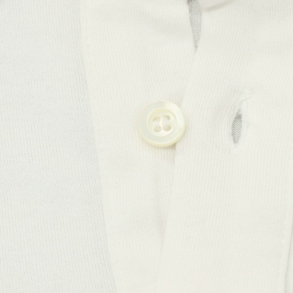 【中古】クルチアーニ CRUCIANI コットン 半袖ポロシャツ ホワイト【 46 】【 状態ランクB 】【 メンズ 】