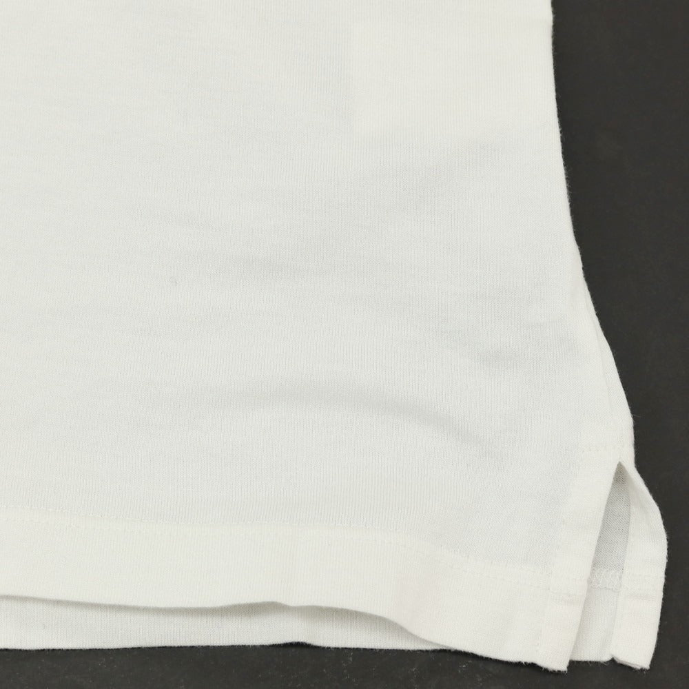 【中古】クルチアーニ CRUCIANI コットン 半袖ポロシャツ ホワイト【 46 】【 状態ランクB 】【 メンズ 】