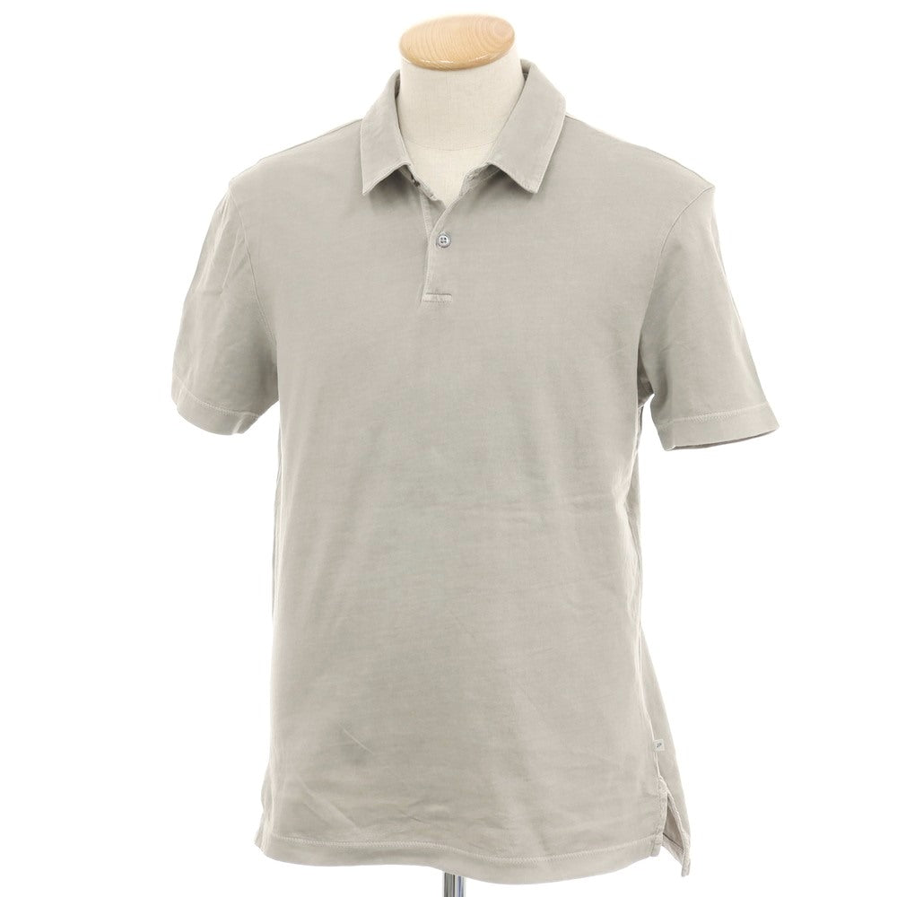【中古】ジェームスパース JAMES PERSE コットン 半袖ポロシャツ グレージュ系【 状態ランクB 】【 メンズ 】