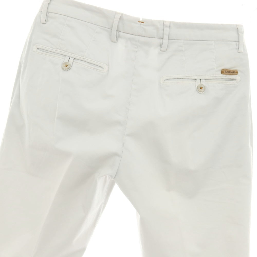 【中古】バルバティ Barbati ストレッチ コットン カジュアルスラックスパンツ ライトグレー【 46 】【 状態ランクB 】【 メンズ 】