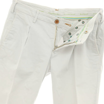 【中古】バルバティ Barbati ストレッチ コットン カジュアルスラックスパンツ ライトグレー【 46 】【 状態ランクB 】【 メンズ 】