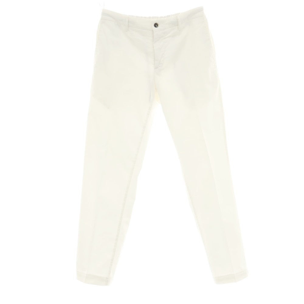 【中古】ピーティートリノ PT TORINO ストレッチ コットン イージースラックスパンツ ホワイト【 46 】【 状態ランクC 】【 メンズ 】