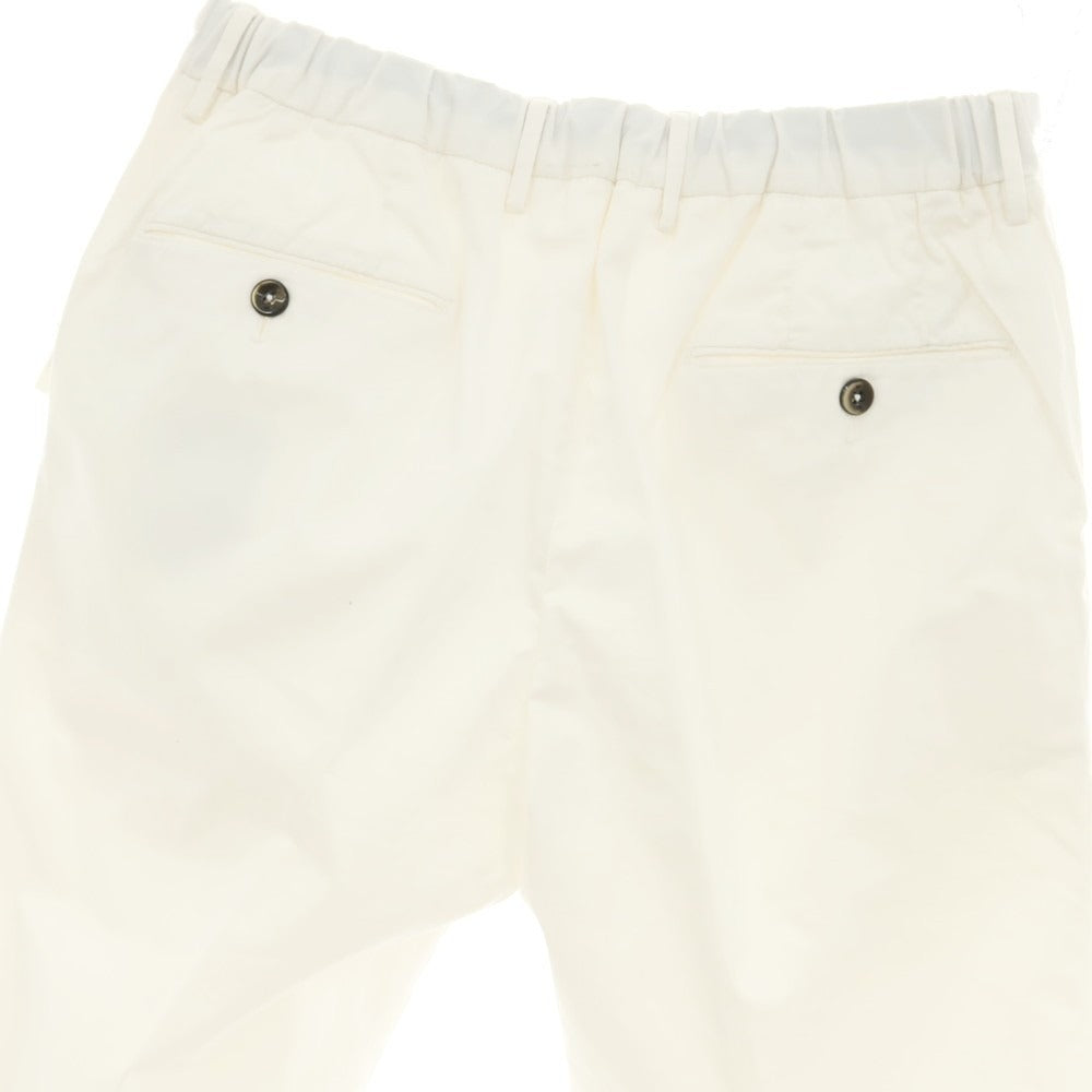 【中古】ピーティートリノ PT TORINO ストレッチ コットン イージースラックスパンツ ホワイト【 46 】【 状態ランクC 】【 メンズ 】