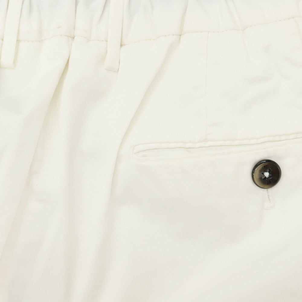 【中古】ピーティートリノ PT TORINO ストレッチ コットン イージースラックスパンツ ホワイト【 46 】【 状態ランクC 】【 メンズ 】