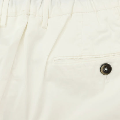 【中古】ピーティートリノ PT TORINO ストレッチ コットン イージースラックスパンツ ホワイト【 46 】【 状態ランクC 】【 メンズ 】