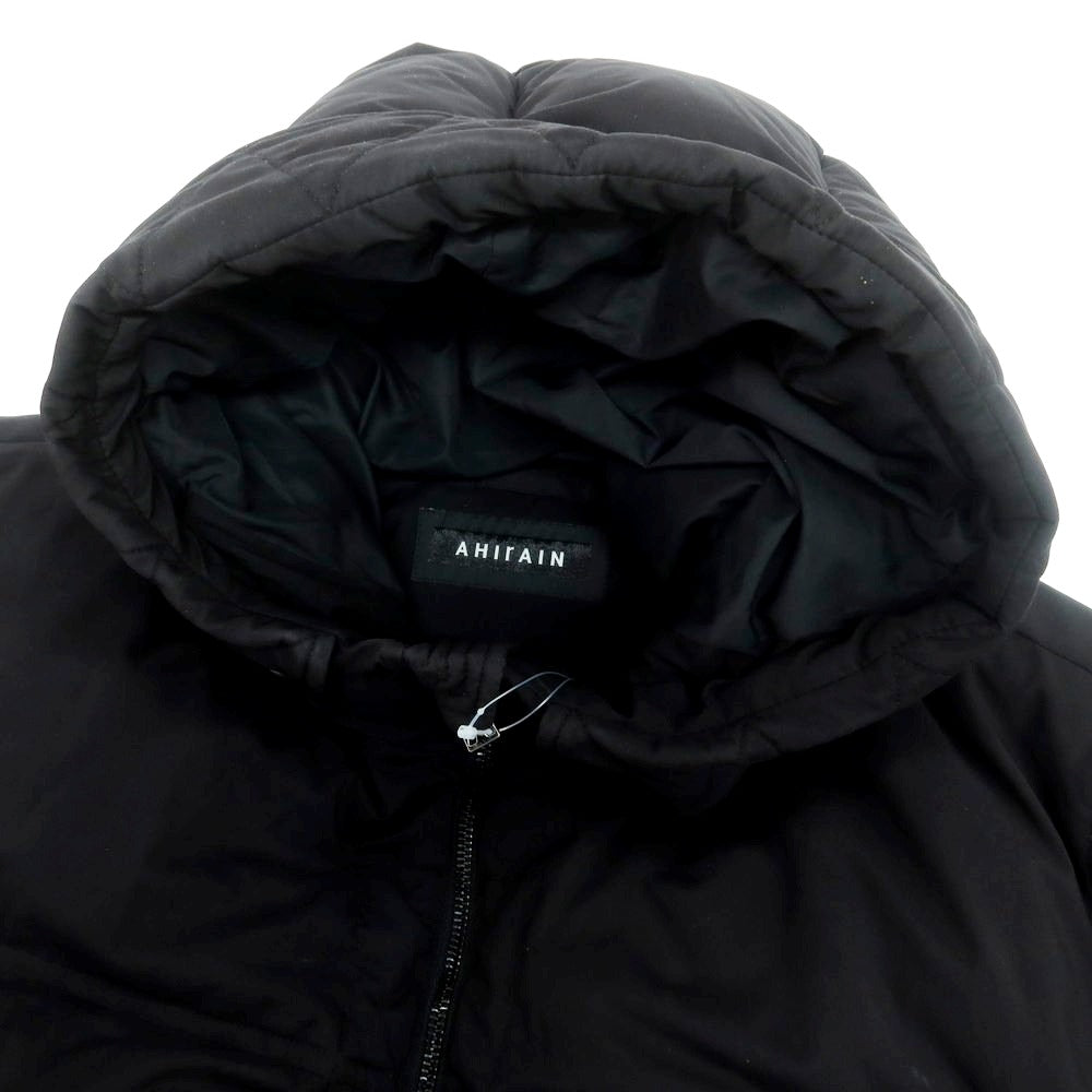 【中古】アイレイン AHIrAIN ポリエステル ダウンジャケット ブラック【 M 】【 状態ランクC 】【 メンズ 】