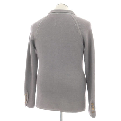 【中古】アニセイ Anissei LIFE ウール ニットジャケット グレー【 50 】【 状態ランクC 】【 メンズ 】