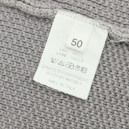 【中古】アニセイ Anissei LIFE ウール ニットジャケット グレー【 50 】【 状態ランクC 】【 メンズ 】