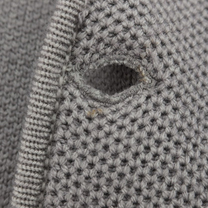 【中古】アニセイ Anissei LIFE ウール ニットジャケット グレー【 50 】【 状態ランクC 】【 メンズ 】