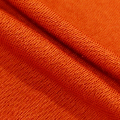 【中古】フェデーリ FEDELI ハイゲージ ウール クルーネック プルオーバーニット ダークオレンジ【 54 】【 状態ランクA 】【 メンズ 】