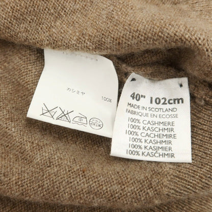 【中古】ジョンストンズ JOHNSTONS カシミヤ Vネック プルオーバーニット ブラウン【 40 】【 状態ランクC 】【 メンズ 】
