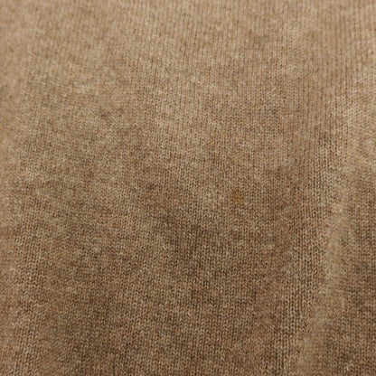 【中古】ジョンストンズ JOHNSTONS カシミヤ Vネック プルオーバーニット ブラウン【 40 】【 状態ランクC 】【 メンズ 】