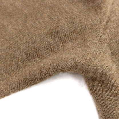 【中古】ジョンストンズ JOHNSTONS カシミヤ Vネック プルオーバーニット ブラウン【 40 】【 状態ランクC 】【 メンズ 】