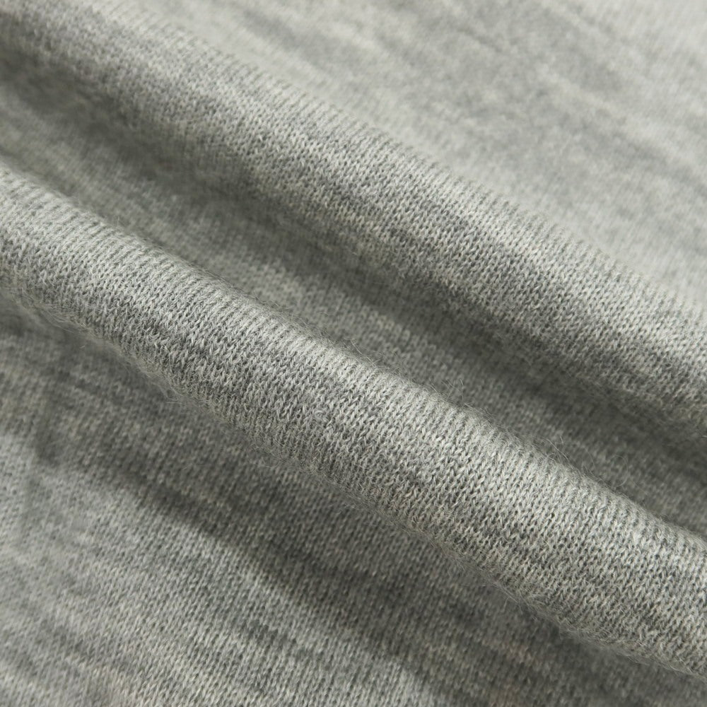 【中古】ナポレオンエルバ NAPOLEONERBA ハイゲージ カシミヤ 長袖 ポロニット グレー【 50 】【 状態ランクC 】【 メンズ 】