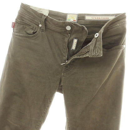 【中古】トラマロッサ Tramarossa ストレッチ コットンポリエステル デニムパンツ グレイッシュオリーブ【 34 】【 状態ランクC 】【 メンズ 】