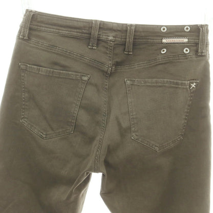 【中古】トラマロッサ Tramarossa ストレッチ コットンポリエステル デニムパンツ グレイッシュオリーブ【 34 】【 状態ランクC 】【 メンズ 】