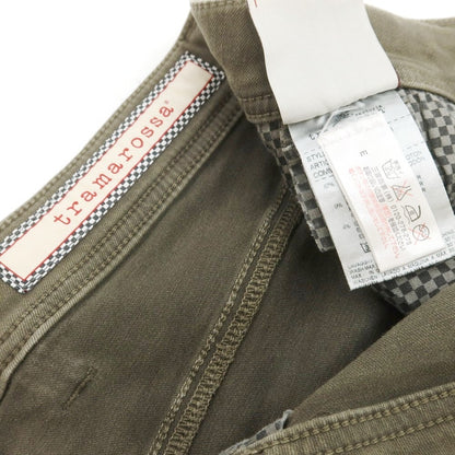 【中古】トラマロッサ Tramarossa ストレッチ コットンポリエステル デニムパンツ グレイッシュオリーブ【 34 】【 状態ランクC 】【 メンズ 】