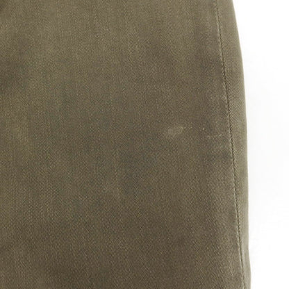 【中古】トラマロッサ Tramarossa ストレッチ コットンポリエステル デニムパンツ グレイッシュオリーブ【 34 】【 状態ランクC 】【 メンズ 】